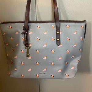 Fossil Jenny Bird Tote Bag